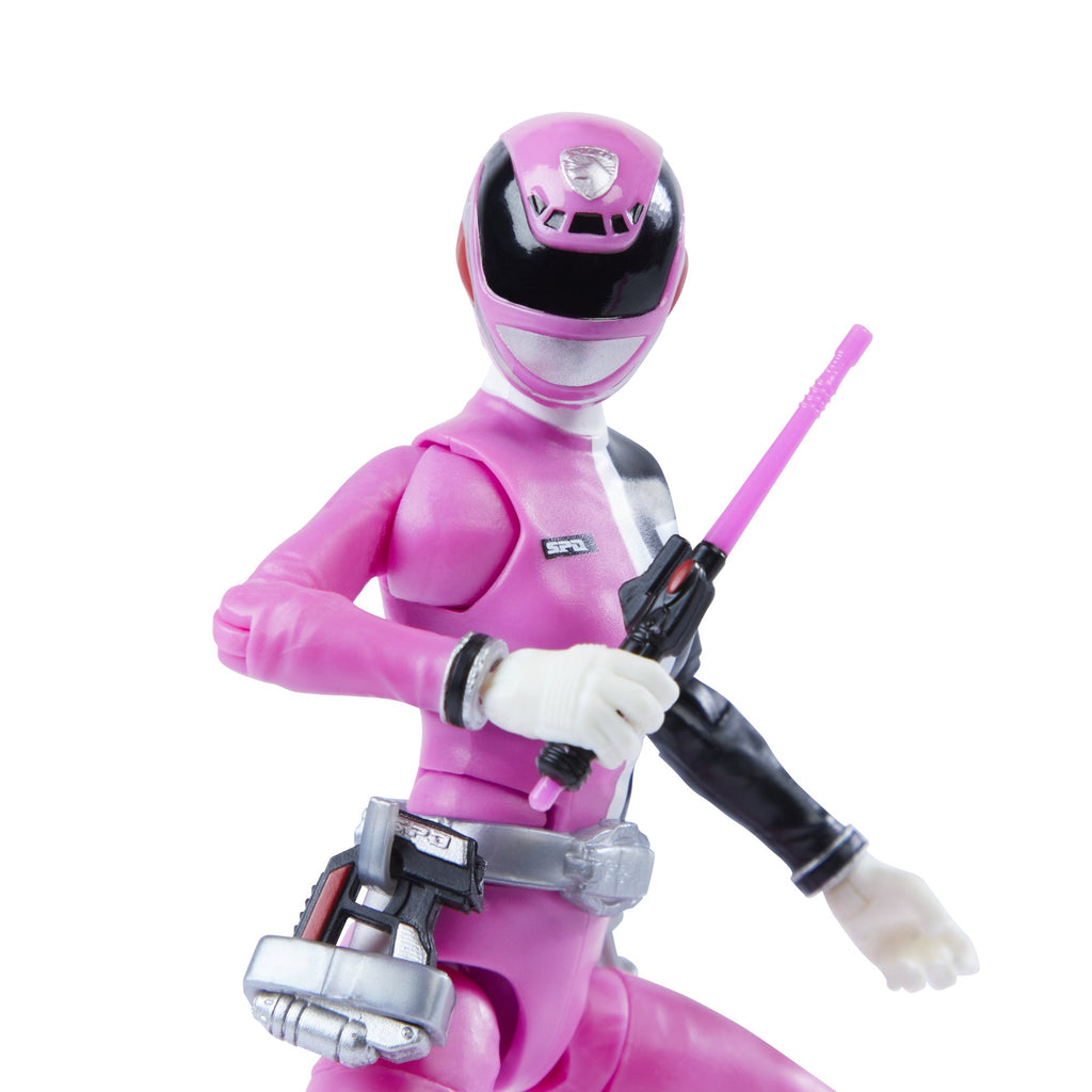 Power Rangers Lightning Collection 6 inch S.P.D. Pink Ranger Action Figure 630509993048