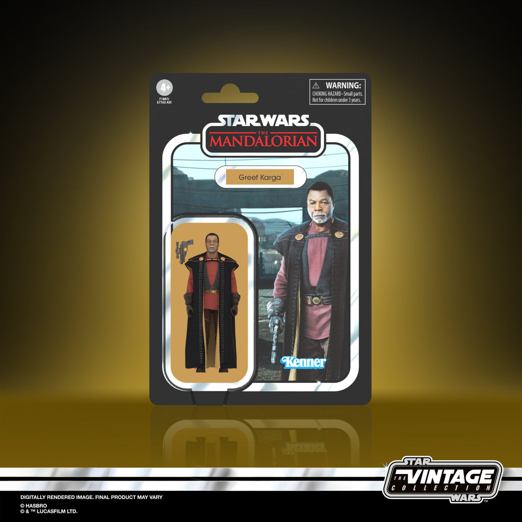 Star Wars The Vintage Collection Greef Karga Figure 3.75 Inches 5010993834334
