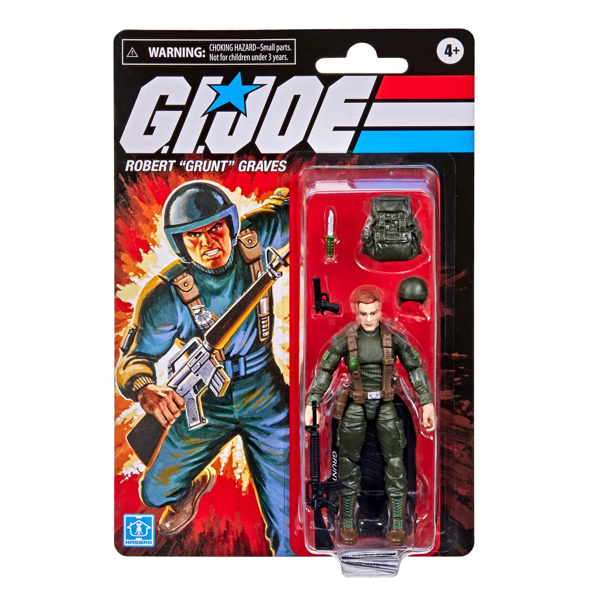 G.I. Joe Retro Collection Robert Grunt Graves 3.75 Inch Action Figur Quest Toys