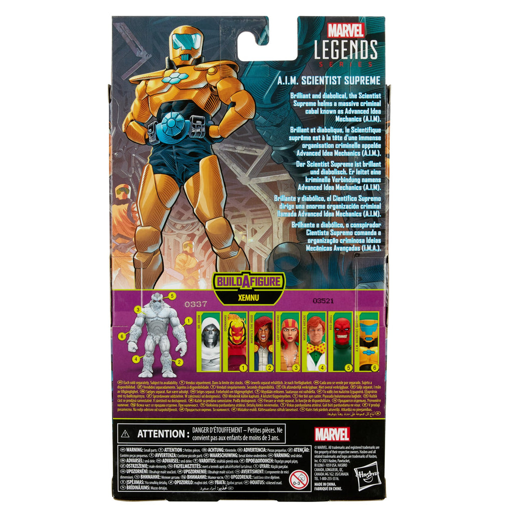 Marvel Legends Super Villains A.I.M. Scientist Supreme Action Figure 6-Inch 5010993834709