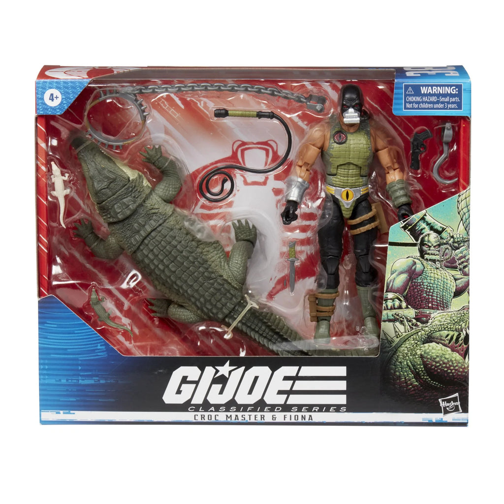 G.I. Joe Classified Series Croc Master & Fiona 6-Inch Action Figure 5010993937806