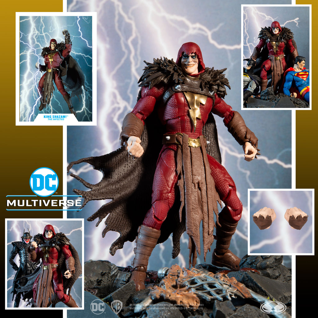 DC Multiverse King Shazam (The Infected) 7-Inch Action Figure 787926151688