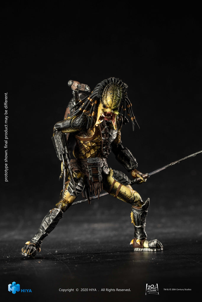 HIYA AVP 2 Wolf Predator (UNMASKED) PX 1/18 Scale Figure