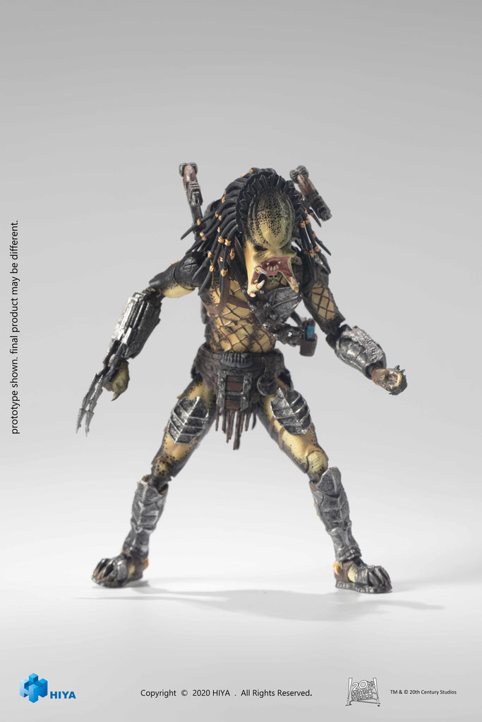 HIYA AVP 2 Wolf Predator (UNMASKED) PX 1/18 Scale Figure