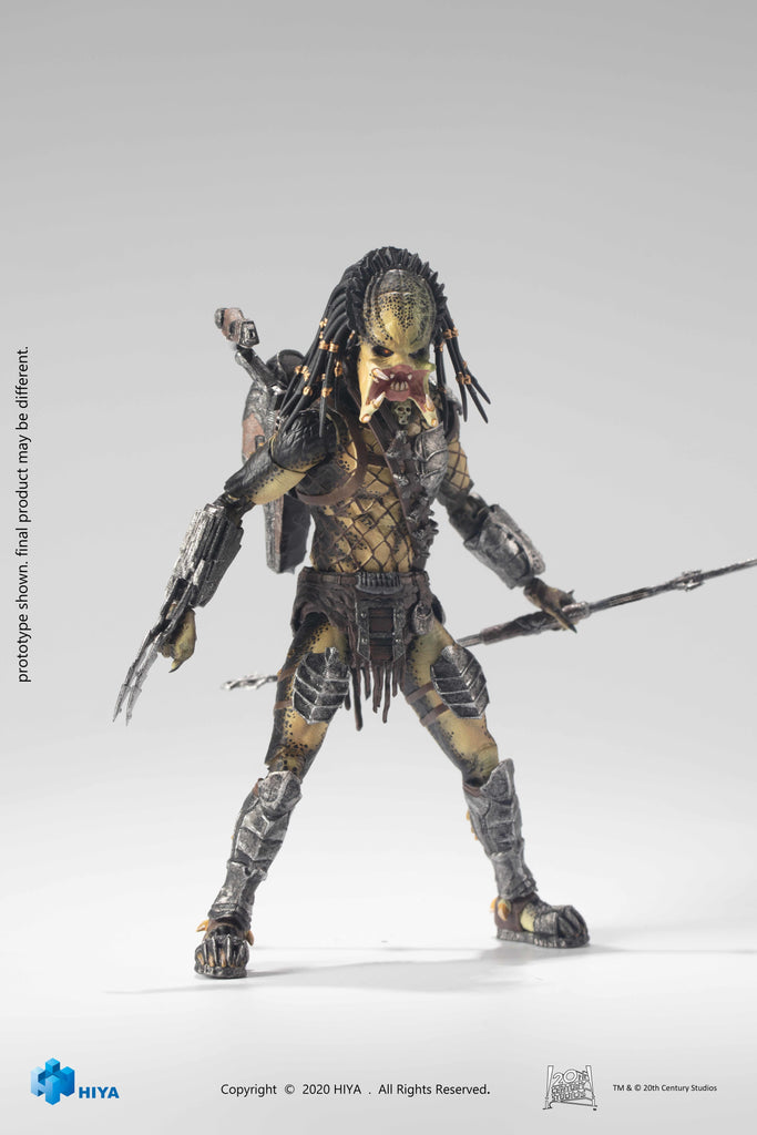 HIYA AVP 2 Wolf Predator (UNMASKED) PX 1/18 Scale Figure