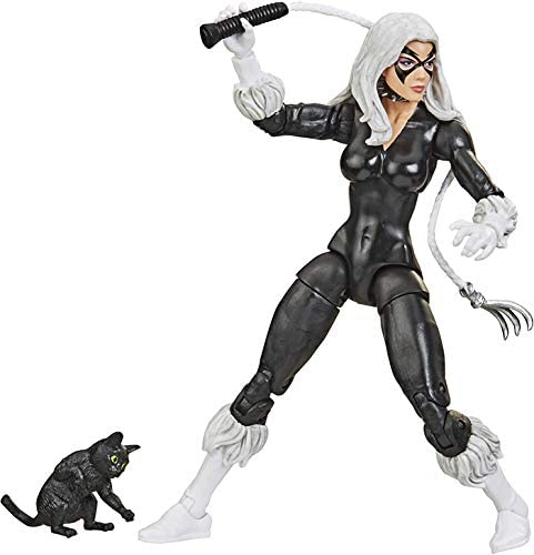 Spider-Man Retro Marvel Legends Black Cat 6" Action Figure 5010993767335