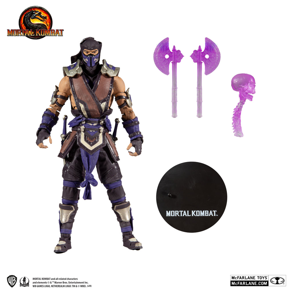 Mortal Kombat Sub-Zero (Winter Purple Skin) 7-Inch Action Figure 787926110395