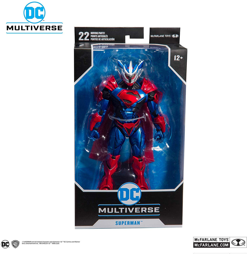 DC Multiverse Armored Wave 1 Superman Unchained Armor 7-Inch Action Figure 787926156027