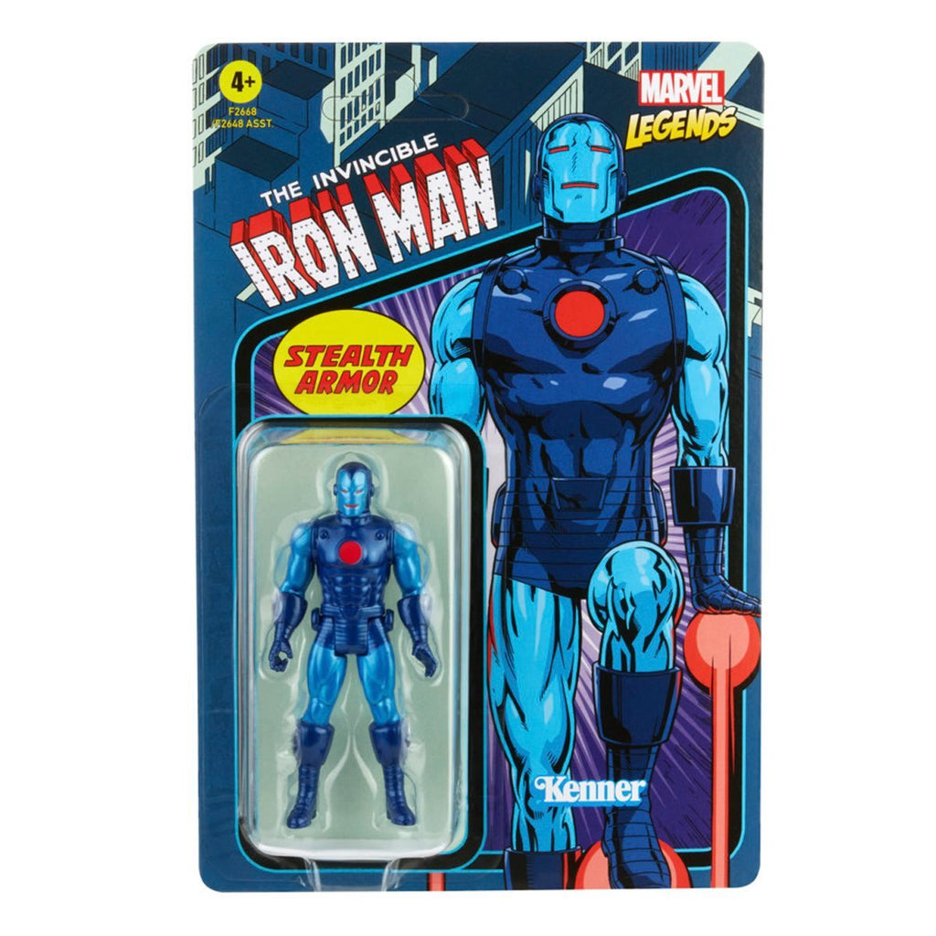 Marvel Legends in Retro Kenner Style: Stealth Iron Man 3.75 inch figure 5010993848850