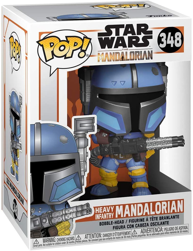Funko POP! Star Wars The Mandalorian Heavy Infantry Mandalorian Collectible Figure 889698455404