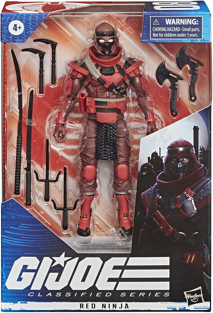 G.I. Joe Classified Series Red Ninja 6-Inch Action Figure 5010993725687