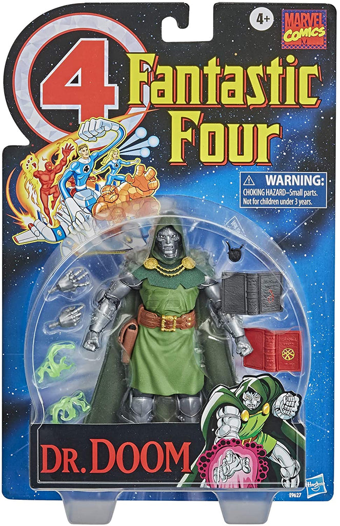 Marvel Legends Retro Fantastic Four: Dr. Doom Action Figure, 6 Inch