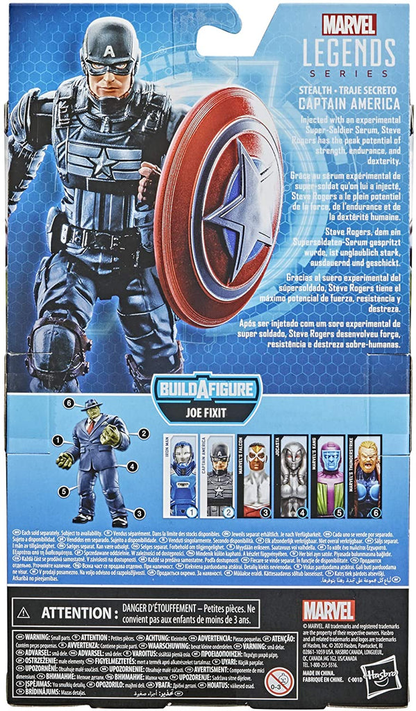 Marvel Legends Gamerverse Avengers Stealth Captain America Action Figure 6 Inch 5010993734184