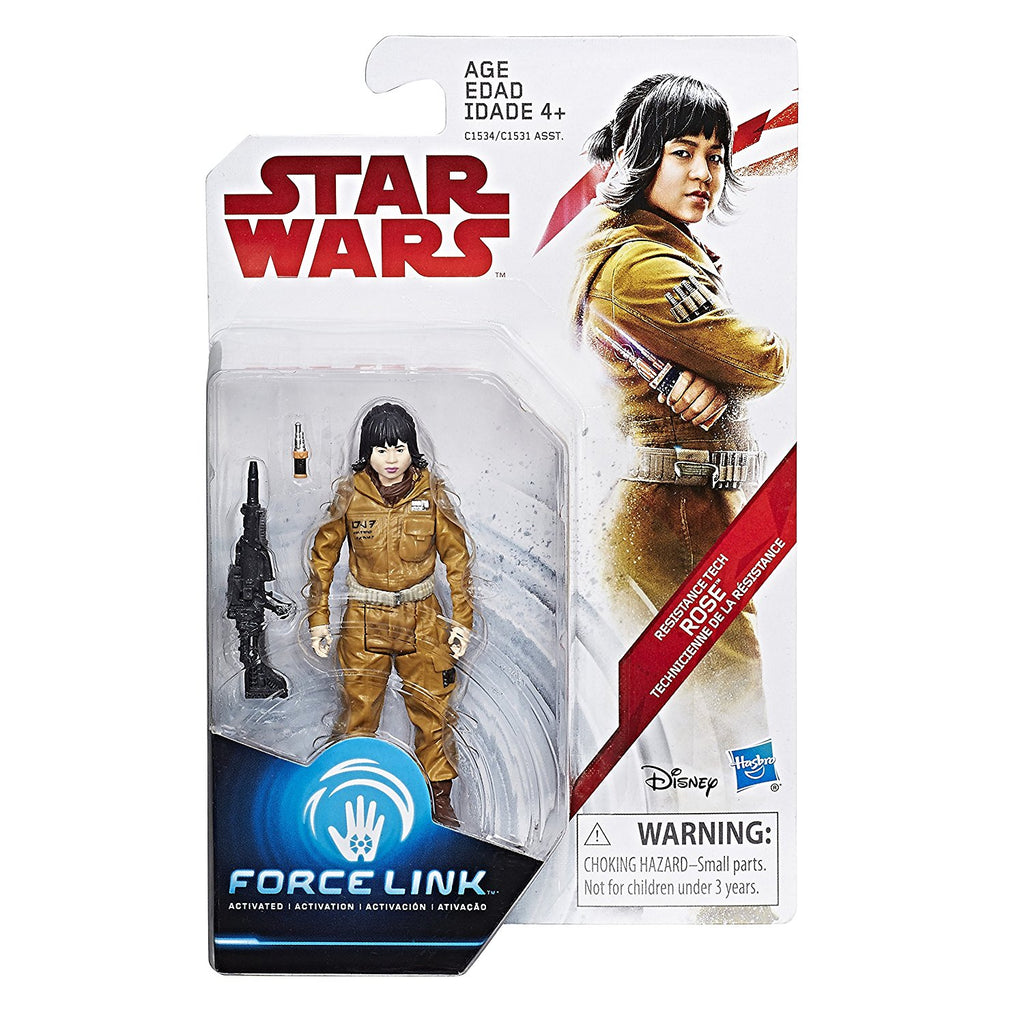 Star Wars: The Last Jedi Resistance Tech Rose Force Link Figure 3.75 Inches Package