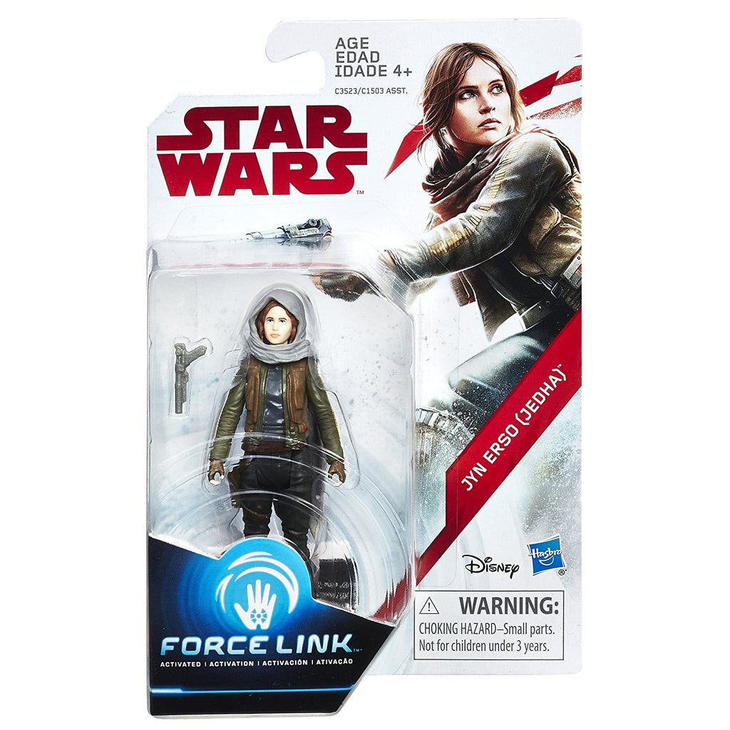 Star Wars: The Last Jedi Jyn Erso (Jedha) Force Link Figure 3.75 Inches