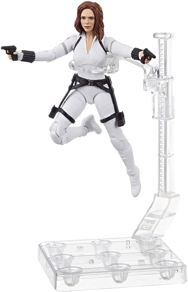 Marvel Legends Black Widow Deluxe White Costume Action Figure with Stand, 6-inch 5010993674213