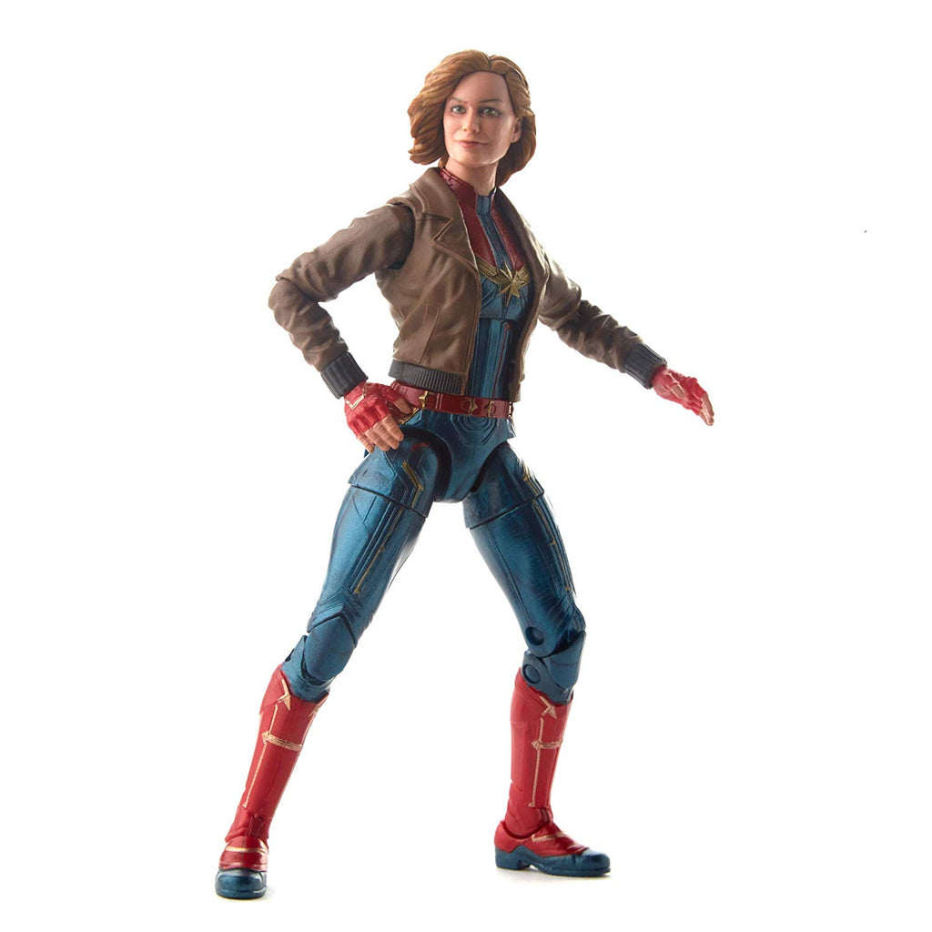 Marvel Legends Captain Marvel in Bomber Jacket Action Figure, 6-inch 630509775460