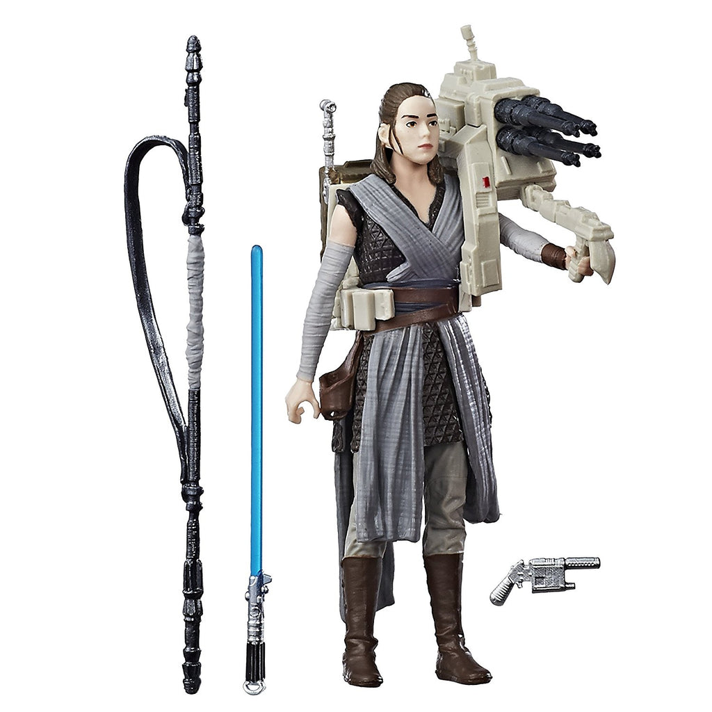 Star Wars: The Last Jedi Rey (Jedi Training) with accessories